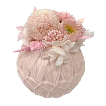 【お取り寄せ★納期 最長 約1ヶ月】蓮華 れんげ ピンポン マム プリザーブドフラワー★現代仏花 供花 お供え  菊 キク 和風 ギフト プレゼント