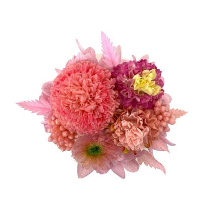 【お取り寄せ★納期 最長 約1ヶ月】蓮華 れんげ ピンポン マム プリザーブドフラワー★現代仏花 供花 お供え  菊 キク 和風 ギフト プレゼント