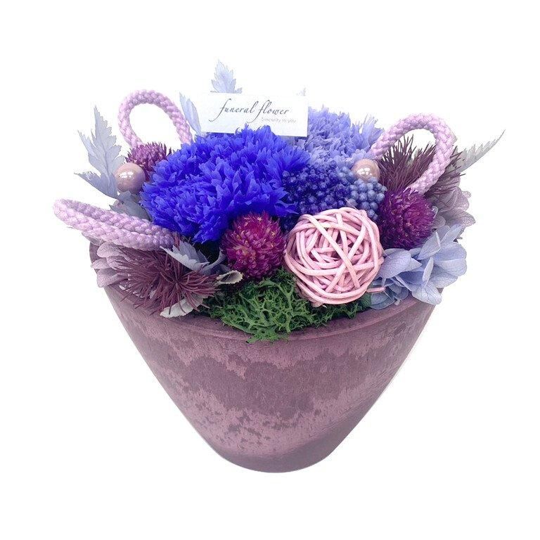 【お取り寄せ★納期 最長 約1ヶ月】お供え プリザーブドフラワー★仏具 仏花 仏壇 千歳 カーネーション 和風 お悔み 贈り物