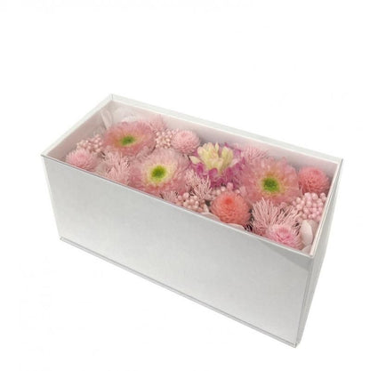 【お取り寄せ★納期 最長 約1ヶ月】花駒 ブルー プリザーブドフラワー 菊 マム★和モダン ボックス ギフト お供え ギフト プレゼント 母の日
