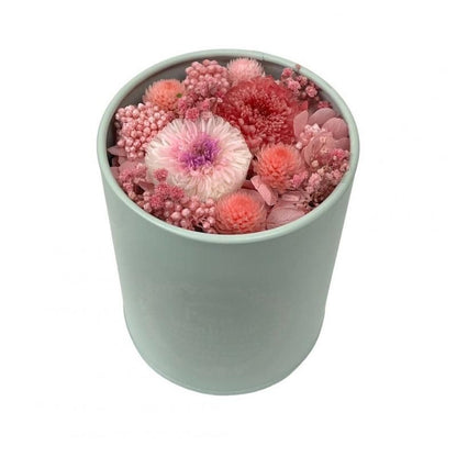 【お取り寄せ★納期 最長 約1ヶ月】カフェdeミンティ プリザーブドフラワー 菊★キク ギフト プレゼント 母の日 キャニスター缶