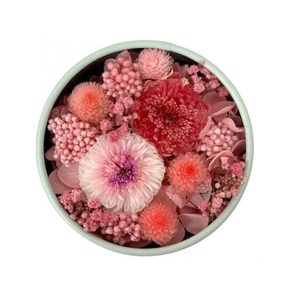 【お取り寄せ★納期 最長 約1ヶ月】カフェdeミンティ プリザーブドフラワー 菊★キク ギフト プレゼント 母の日 キャニスター缶