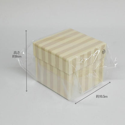 【お取り寄せ★納期 最長 約1ヶ月】フラワー雑貨 フラワーギフト アレンジ ソラフラワー ストライプボックス プリザーブドフラワー