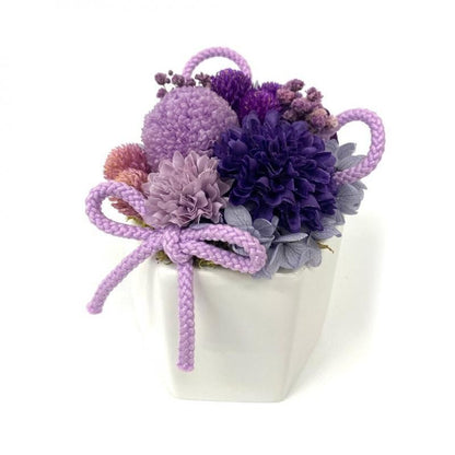 【お取り寄せ★納期 最長 約1ヶ月】お供え プリザ 仏具 仏花 仏壇 とまり グリーン マム 菊 和風 お悔み