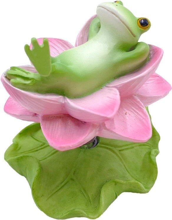 【在庫あり★即納可能】コポー ゆらゆら 蓮の花の上で Copeau★風水★金運【新品】【蛙/カエル/かえる】【置物】【キャラクターグッズ★雑貨】74191