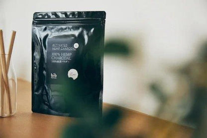 野州麻炭Lab 100% 麻炭パウダー 30g/60g★ヘンプ チャコール パウダー