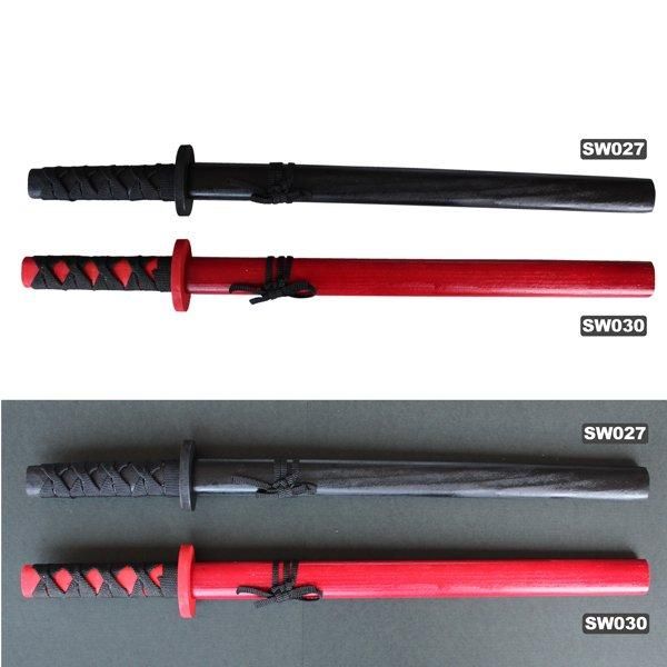 木製刀 大刀 黒、赤★JAPANESE SWORD 玩具 イミテーション オーナメント 摸造刀 日本刀 玩具 コスプレ なりきり 侍 お芝居用【新品★未使用品】