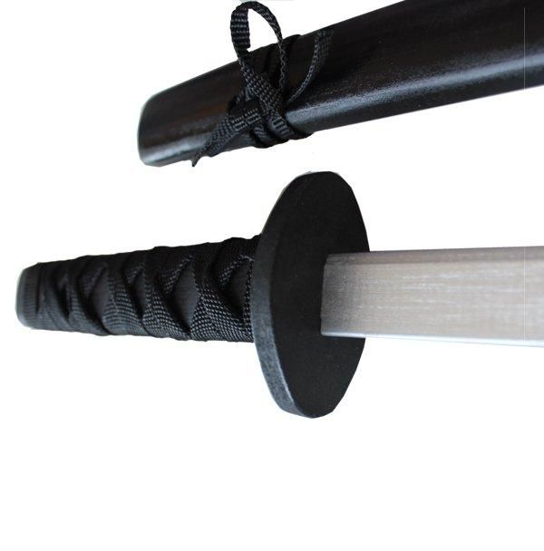 木製刀 大刀 黒、赤★JAPANESE SWORD 玩具 イミテーション オーナメント 摸造刀 日本刀 玩具 コスプレ なりきり 侍 お芝居用【新品★未使用品】