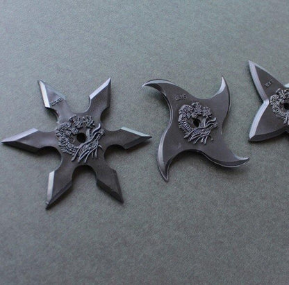 【在庫あり★即納可能】忍者 ゴム手裏剣 3種セット★NINJA SYURIKEN SET OF 3 日本製　ニンジャ 玩具 コスプレ なりきり 忍び 伊賀 甲賀【新品★未使用品】