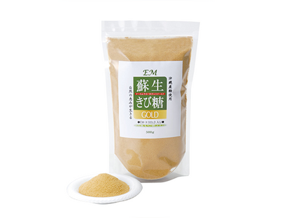 【お取り寄せ★納期 最長 約2週間】EM蘇生きび糖GOLD　500g