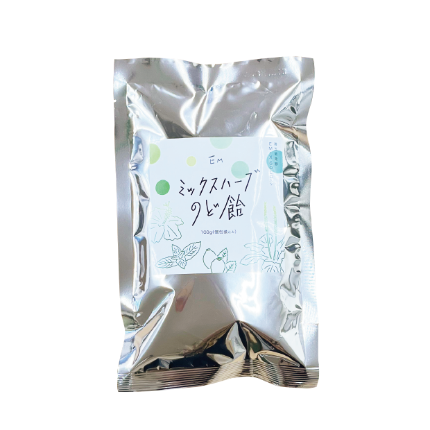 【お取り寄せ★納期 最長 約2週間】EMミックスハーブのど飴　100g