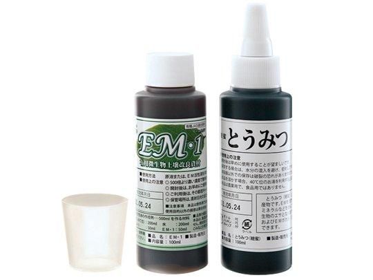 【お取り寄せ★納期 最長 約2週間】EM入門セット(EM1・糖蜜・計量カップ・説明書付)
