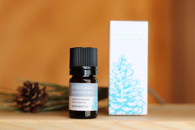 つなぐ里山 国産 からまつ精油 3ml/5ml