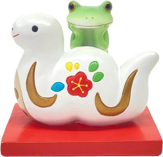 【在庫あり★即納可能】コポー ミドル 正月 ヘビとカエル Copeau★風水★金運【新品】【蛙/カエル/かえる】【置物】【キャラクターグッズ★雑貨】74309