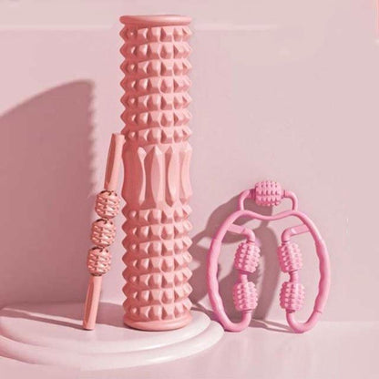 お取り寄せ★納期 最長 約2週間【3点セット】フォームローラー マッサージローラー 筋膜ローラー ストレッチローラー ヨガ