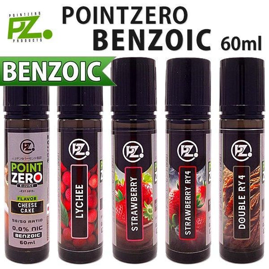 【在庫ラスト1個★即納可能】フィリピン生産 POINT ZERO E-JUICE BENZOIC DARK COFFEE他 60ml★ポイントゼロ ベンゾイック ダークコーヒー