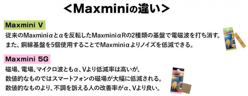 【お取り寄せ★納期 最長 約2週間】電磁波ブロッカー MAXminiＶ★電化製品に貼付するだけで有害な電磁波ノイズをカット！