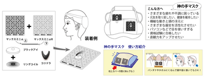 【お取り寄せ★納期 最長 約2週間】電磁波ブロック 神の手マスク★後頭部の除電に★ブラックアイ コリドラ 電磁波対策 ユニカ 医学博士 丸山修寛 監修 ギフト プレゼント