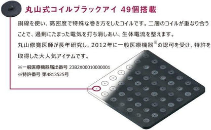 【お取り寄せ★納期 最長 約2週間】BLACK EYE PAD ブラックアイパッド 極★丸山式 ブラックアイシリーズ 電磁波防止 電磁波グッズ 電磁波対策 丸山先生監修 コイル 電磁波 電波