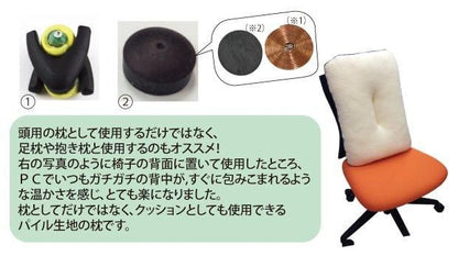【お取り寄せ★納期 最長 約2週間】たるまんゾウの枕★寝ている間に元気補給・めぐりアップで学習能力も・お肌や顔のたるみもスッキリ