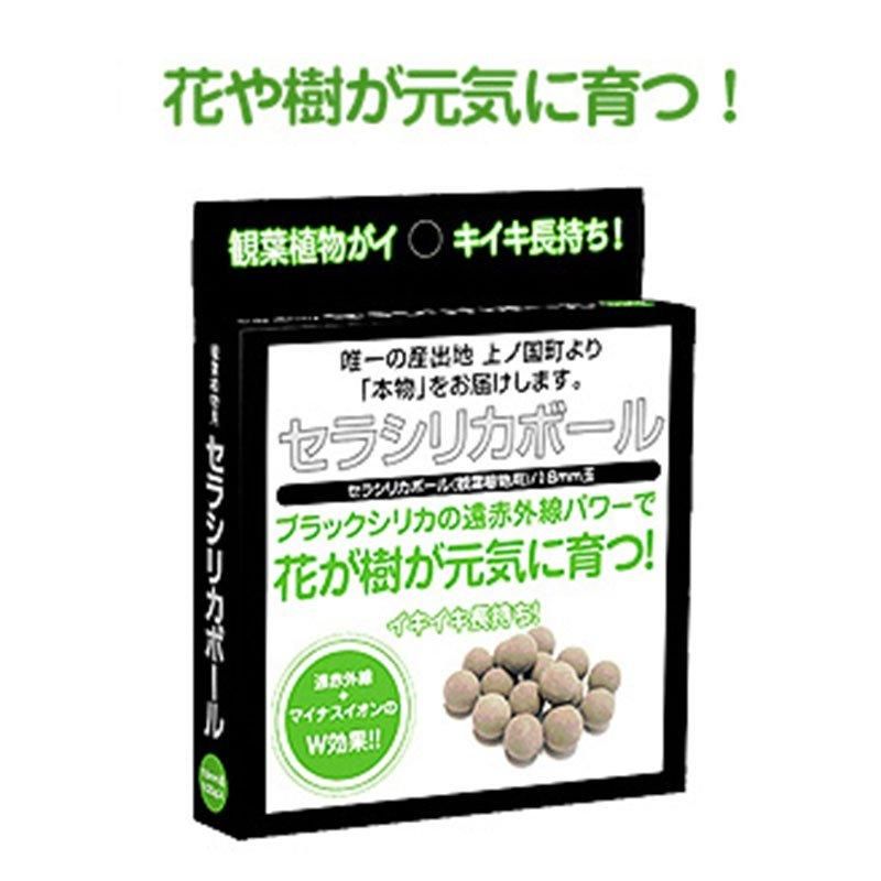 【お取り寄せ★納期 最長 約2週間】植物用セラシリカボール★ブラックシリカ★花や樹が元気に育つ！★上ノ国町観光振興公社