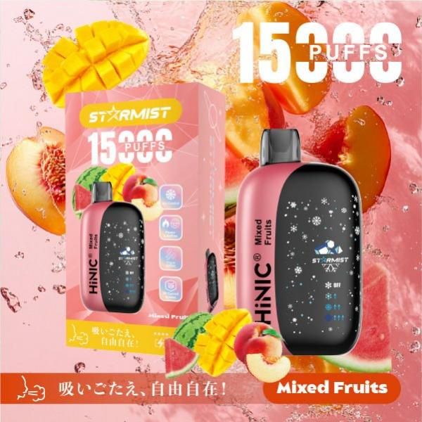 HiNIC スターミスト 最大15,000パフ | ニコチン0でキック感 | Hiliq | VAPEショップ伊賀屋
