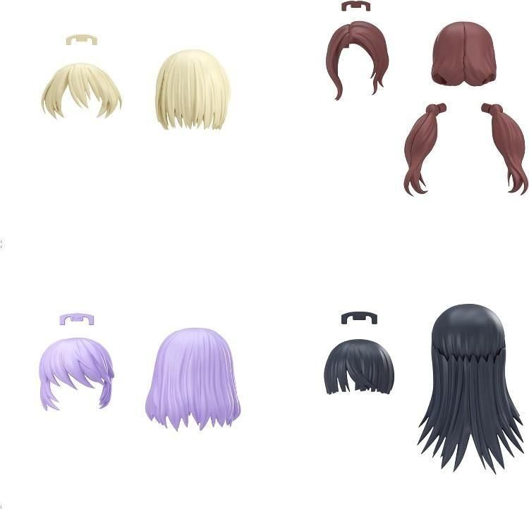 【在庫あり★即納可能】バンダイ 30MS オプションヘアスタイルパーツVol.12 全4種 (プラモデル)