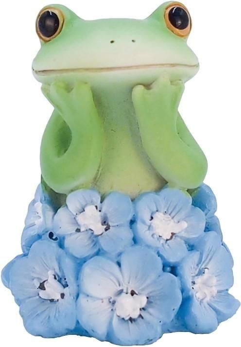 【在庫あり★即納可能】コポー ネモフィラ畑のカエル Copeau★風水★金運【新品】【蛙/カエル/かえる】【置物】【キャラクターグッズ★雑貨】621539