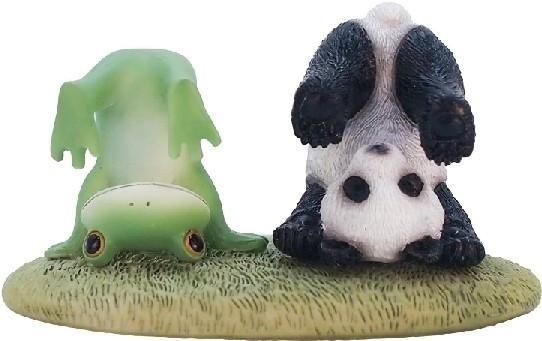 【在庫あり★即納可能】コポー でんぐりがえしパンダとカエル Copeau★風水★金運【新品】【蛙/カエル/かえる】【置物】【キャラクターグッズ★雑貨】621562