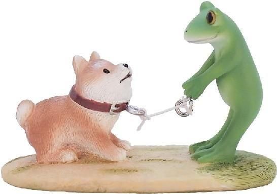 【在庫あり★即納可能】コポー 帰らない柴犬とカエル Copeau★風水★金運【新品】【蛙/カエル/かえる】【置物】【キャラクターグッズ★雑貨】621561