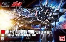 【再販予約】バンダイ AMX-014 ドーベン・ウルフ(ユニコーンVer.) (HGUC) (ガンプラ)