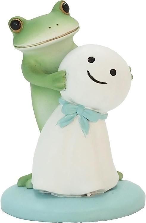 【在庫あり★即納可能】コポー てるてる坊主とカエル Copeau★風水★金運【新品】【蛙/カエル/かえる】【置物】【キャラクターグッズ★雑貨】621556
