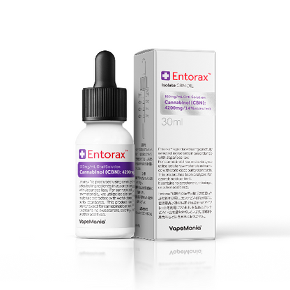 【お取り寄せ★納期 最長 約2週間】14%(4200mg）Entorax CBNオイル30ml★高スペックCBNオイル
