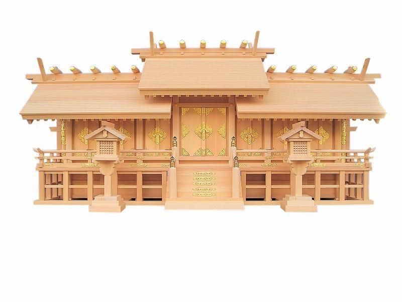【お取り寄せ★納期 最長 約2週間】大型高級神棚 天恵七社★総木曽ひのき製 安心の日本製！職人の技を結集した手作りの逸品