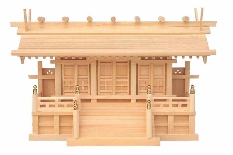 【お取り寄せ★納期 最長 約2週間】鹿屋野三社★安心の日本製！職人の技が光る！お部屋の雰囲気に合わせておしゃれに祀る神棚