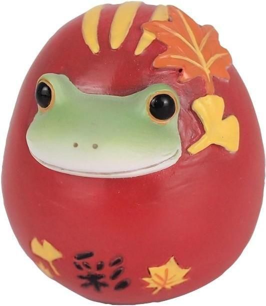 【在庫あり★即納可能】コポー 起き上がり達磨カエル 彩レッド Copeau★風水★金運【新品】【蛙/カエル/かえる】【置物】【キャラクターグッズ★雑貨】622521