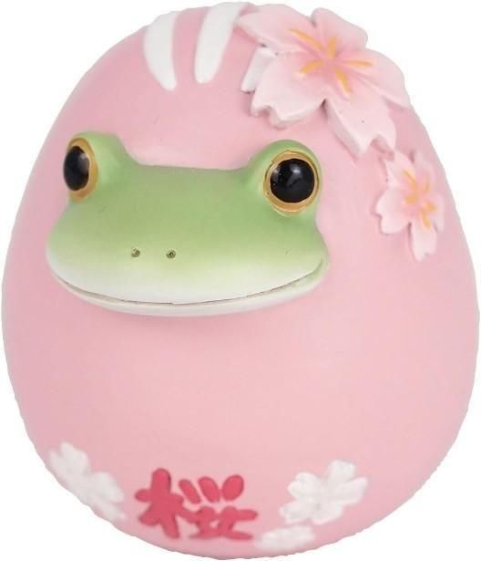 【在庫あり★即納可能】コポー 起き上がり達磨カエル 桜ピンク Copeau★風水★金運【新品】【蛙/カエル/かえる】【置物】【キャラクターグッズ★雑貨】622519
