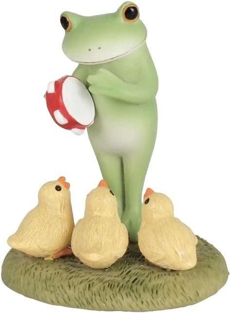 【在庫あり★即納可能】コポー カエルのヒヨコ幼稚園 Copeau★風水★金運【新品】【蛙/カエル/かえる】【置物】【キャラクターグッズ★雑貨】622512