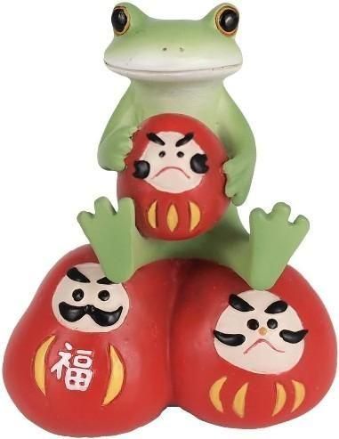 【在庫あり★即納可能】コポー 達磨トリオとカエル Copeau★風水★金運【新品】【蛙/カエル/かえる】【置物】【キャラクターグッズ★雑貨】622533