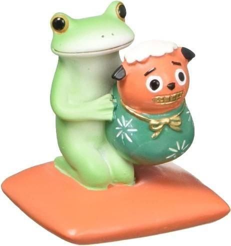 【在庫あり★即納可能】コポー 獅子舞とカエル Copeau★風水★金運【新品】【蛙/カエル/かえる】【置物】【キャラクターグッズ★雑貨】73363