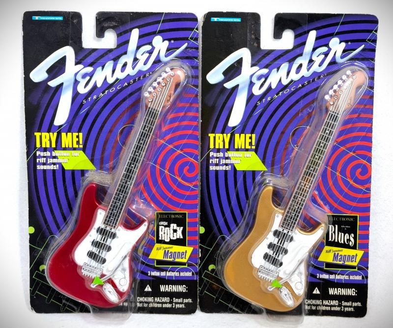 【在庫あり★即納可能】Fender ストラトキャスター Riff Jammer マグネット サウンドギミック付き★激レア 平成レトロ 新品 未開封