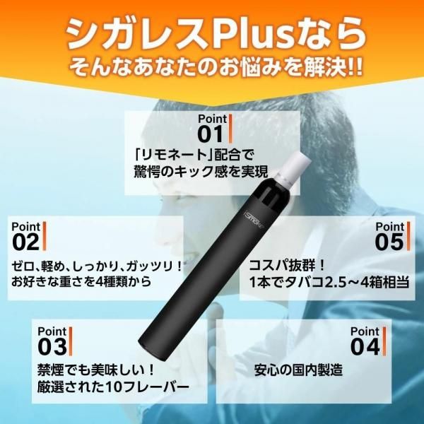 【在庫あり★即納可能】iSmoke シガレス Plus プラス★電子タバコ タール ニコチン0 VAPE ベイプ 使い捨て シーシャ 持ち運び スターターキット 本体 ランキング 持ち運びシーシャ