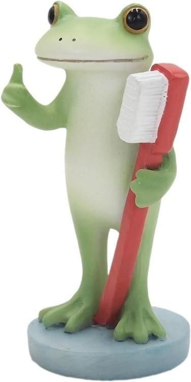 【在庫あり★即納可能】コポー 歯ブラシガエル Copeau★風水★金運【新品】【蛙/カエル/かえる】【置物】【キャラクターグッズ★雑貨】621605