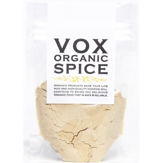 【お取り寄せ★納期 最長 約2週間】VOX オーガニックジンジャーパウダー 25g