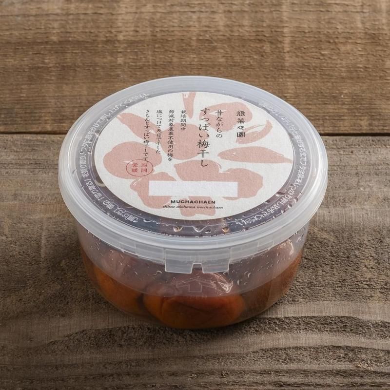 【お取り寄せ★納期 最長 約2週間】無茶々園　昔ながらのすっぱい梅干し 200g
