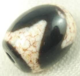【限定1個】西蔵至純天珠 龍紋 虎牙天珠 上質美品 15×12mm★辰年・龍・竜