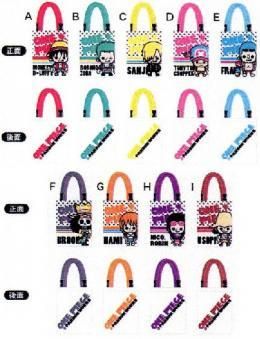 【市場最安】森本産業 ワンピース×パンソンワークス まめトート新章キャラクター柄 【ONE PIECE】