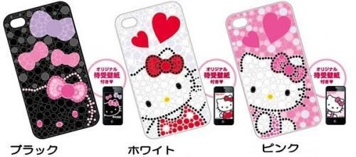 サンクレスト ハローキティ ｉPhone4S/4対応バックカバー★アイドレス(ジュエリーカバー) 各種