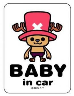 【市場最安】ワンピース×PansonWork BABY in car ステッカー 各種 ルフィ/チョッパー
