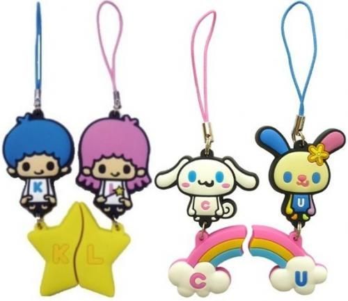 サンリオ×パンソンワークス ラバーペアストラップ 各種